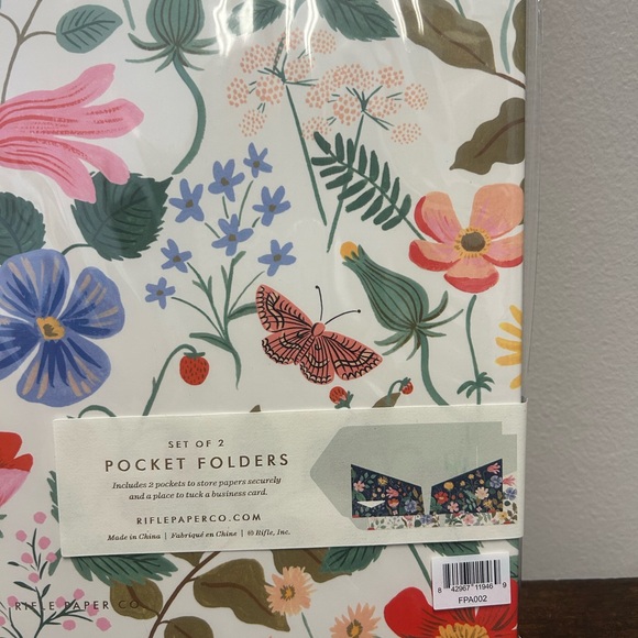 New! Rifle Paper Co. Notebook & Folder Set - Picture 5 of 5